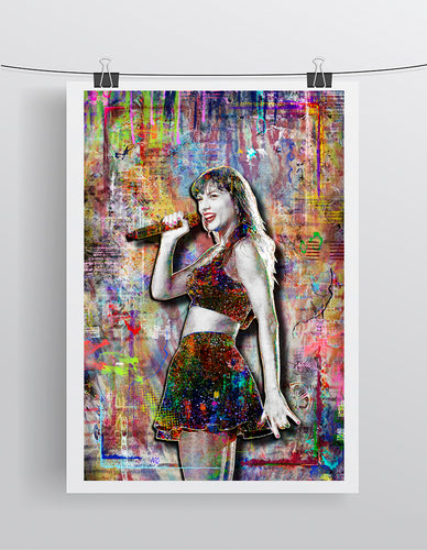 Taylor Swift Poster, Taylor Swift Tribute Fine Art