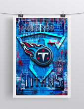 Tennessee Titans Poster, Titans  Gift, Tennessee Titans Man Cave Titans Gift