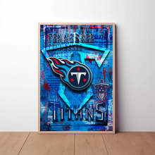 Tennessee Titans Poster, Titans  Gift, Tennessee Titans Man Cave Titans Gift