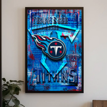 Tennessee Titans Poster, Titans  Gift, Tennessee Titans Man Cave Titans Gift