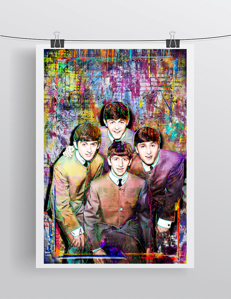Beatles, George, Paul, John, Ringo of The Beatles 1960's Gift
