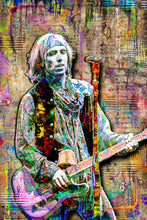 Tom Petty Pop Art Poster, Tom Petty and The Heartbreakers Young Tribute Fine Art