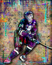 Troy Coney Anaheim Ducks Pop Art Poster, Mighty Ducks Tribute Fine Art