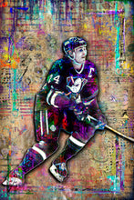 Troy Coney Anaheim Ducks Pop Art Poster, Mighty Ducks Tribute Fine Art