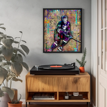 Troy Coney Anaheim Ducks Pop Art Poster, Mighty Ducks Tribute Fine Art