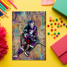 Troy Coney Anaheim Ducks Pop Art Poster, Mighty Ducks Tribute Fine Art