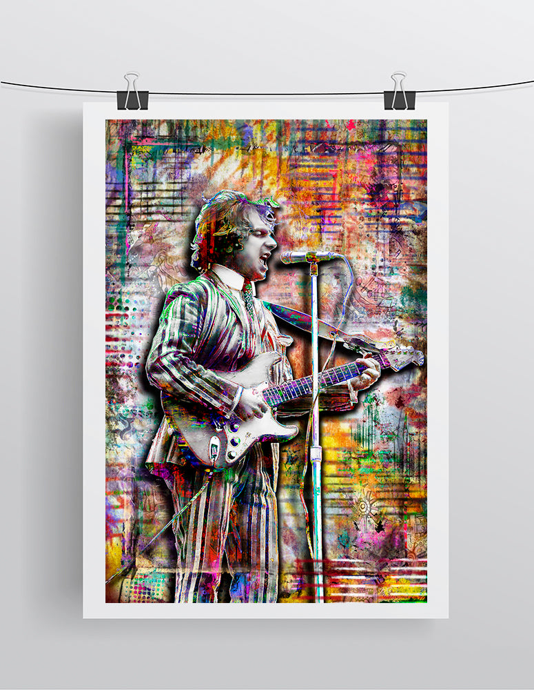 Van Morrison Poster, Van Morrison Young Tribute Fine Art – McQDesign