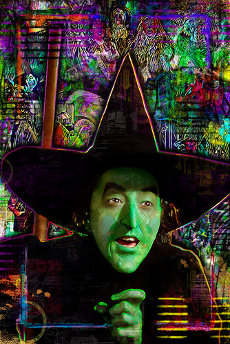 Wicked Witch Of The West Poster, Wizard of Oz Tribute Fine Art