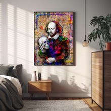 William Shakespeare Pop Art Poster, Shakespeare Tribute Fine Art