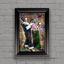 Bozo and Cookie The Clown Poster, WGN Bozo Tribute Fine Art