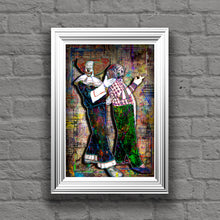Bozo and Cookie The Clown Poster, WGN Bozo Tribute Fine Art