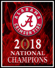 Alabama Crimson Tide 2018 National Championship  Poster, Bama Cave Picture