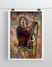 Anthony Keidis Poster, RHCP Portrait Gift, Red Chili Peppers Fine Art