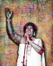 Aretha Franklin Queen of Soul Poster, Aretha Franklin Tribute Fine Art