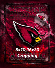 Arizona Cardinals Football Poster, Arizona Cardinals Gift, Arizona Cardinals Map Art