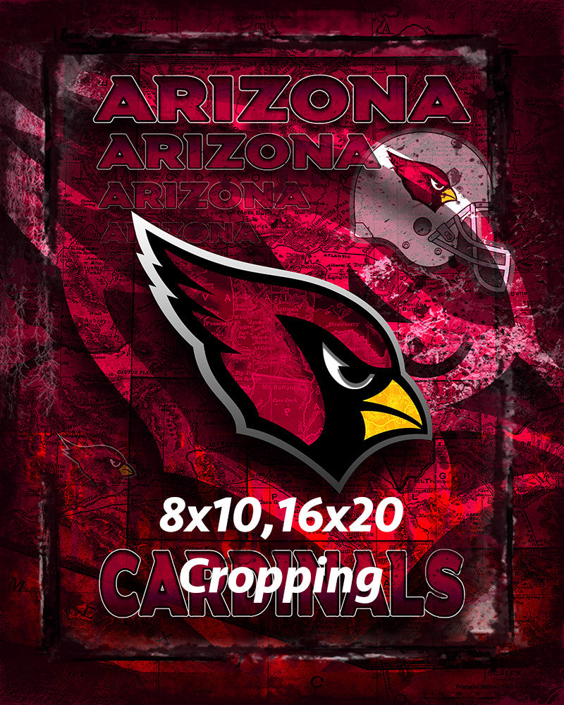 Arizona Cardinals Football Poster, Arizona Cardinals Gift, Arizona Car –  McQDesign
