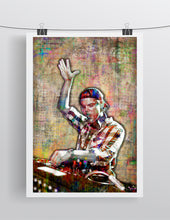 Avicii Memorial Poster, Avicii Gift, DJ Avicii Tribute Fine Art