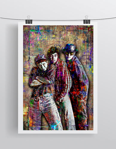 The Beastie Boys Poster, Mike D, MCA & Ad-Rock Tribute Fine Art Poster