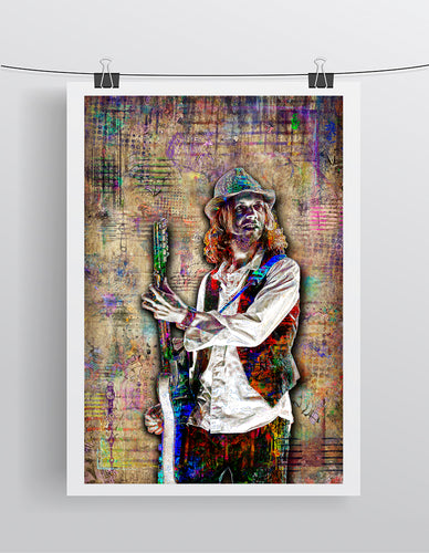 Beck Poster, Beck Tribute Print Fine Art