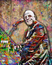 Billy Joel Poster, Billy Joel Gift, The Piano Man Tribute Fine Art