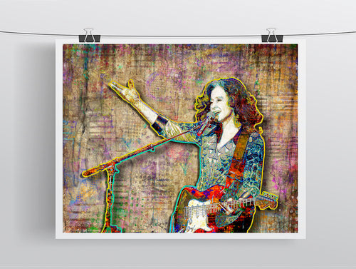 Bonnie Raitt Poster, Bonnie Raitt Portrait Gift, Bonnie Raitt Colorful Layered Tribute Fine Art