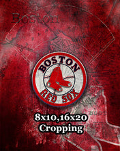 Boston Red Sox Poster, Red Sox Artwork Boston Gift, Red Sox Layered Man Cave Art,Boston Map