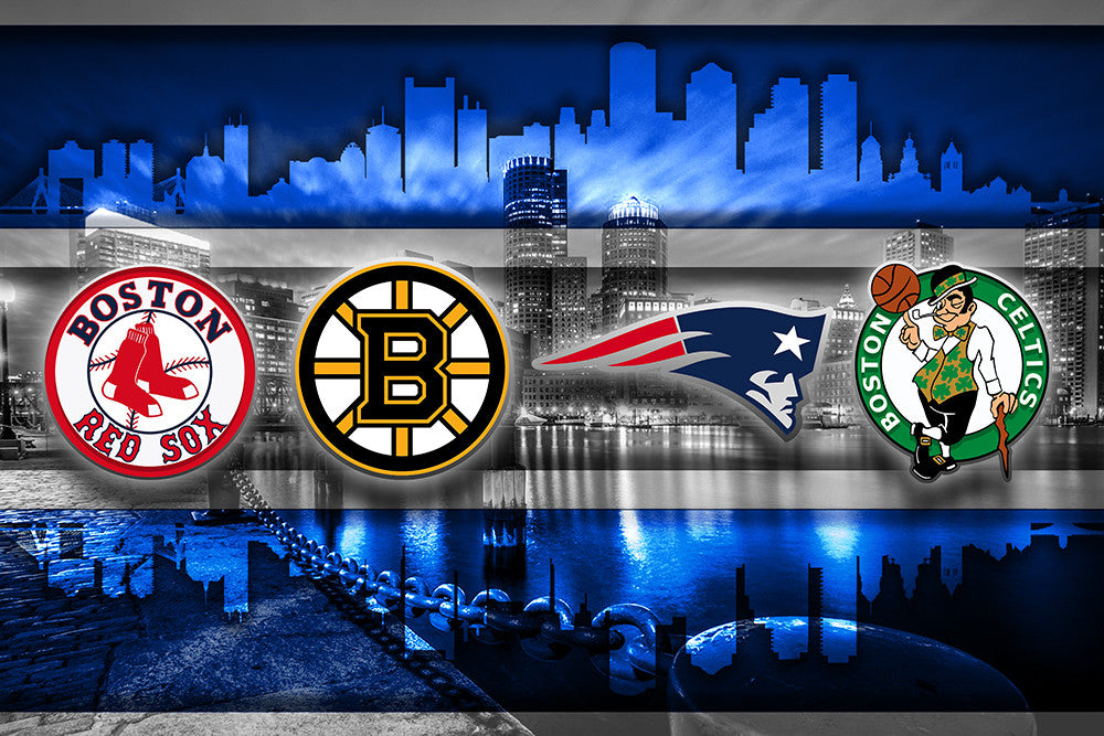 Boston Celtics Boston Red Sox Boston Bruins and New England