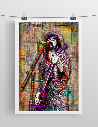 Brad Delp of Boston Poster, Boston Tribute Fine Art