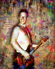 Bradley Nowell Poster, Sublime Portrait Gift, Bradley Nowell Colorful Layered Tribute Fine Art
