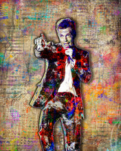 Killers Brandon Flowers Poster, Killers Gift, Brandon Flowers Colorful Layered Tribute Fine Art