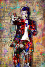 Killers Brandon Flowers Poster, Killers Gift, Brandon Flowers Colorful Layered Tribute Fine Art