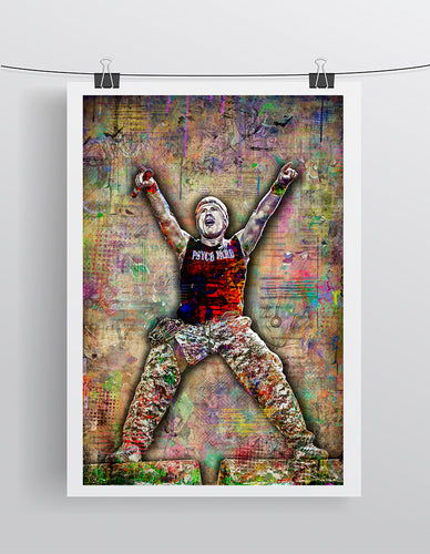 Bruce Dickinson Poster, Iron Maiden Bruce Dickinson 2 Gift, Iron Maiden Tribute Fine Art