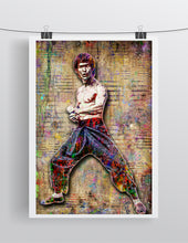 Bruce Lee Poster, Bruce Lee Tribute Fine Art