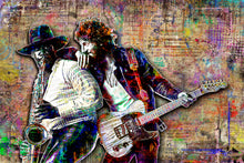 Bruce Springsteen & Clarence Clemons Poster, E Street Band Tribute Fine Art Poster