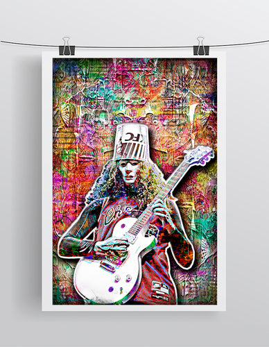 Buckethead Poster, Buckethead Gift, Buckethead 2 Tribute Fine Art