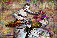 Buddy Rich Poster, Buddy Rich Drummer Tribute Fine Art