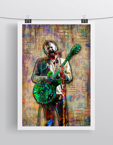 Caleb Followill of Kings of Leon Poster, Kings of Leon Tribute Fine Art