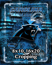 Carolina Panthers Football Poster, Carolina Panthers Gift, Panthers Map Art, Panthers Man Cave