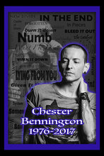 Chester Bennington Memorial Poster, Chester Bennington Memorial 2017 Poster
