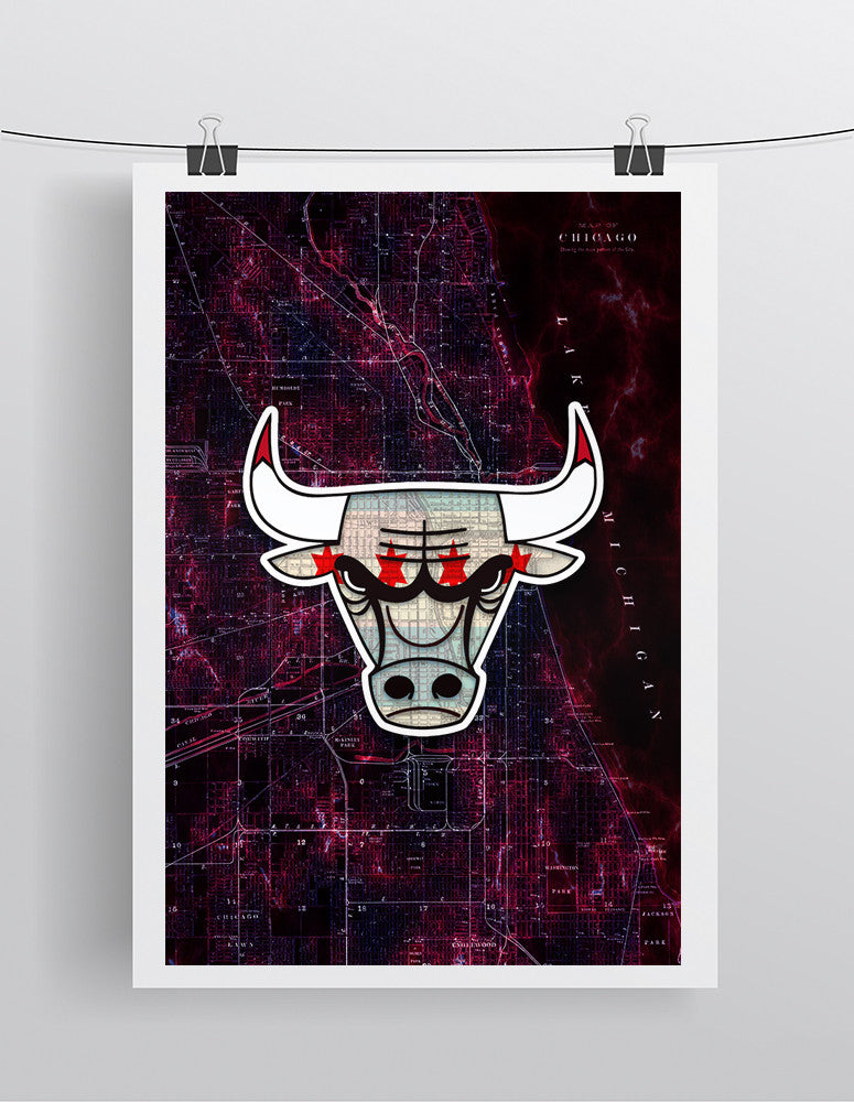 Chicago Bulls x Thumbs: Bulls Fever AP Screen Print – Thumbs Design