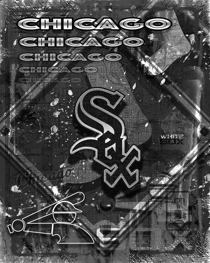 Chicago White Sox Poster, White Sox Artwork Sox Gift, Chicago White So –  McQDesign