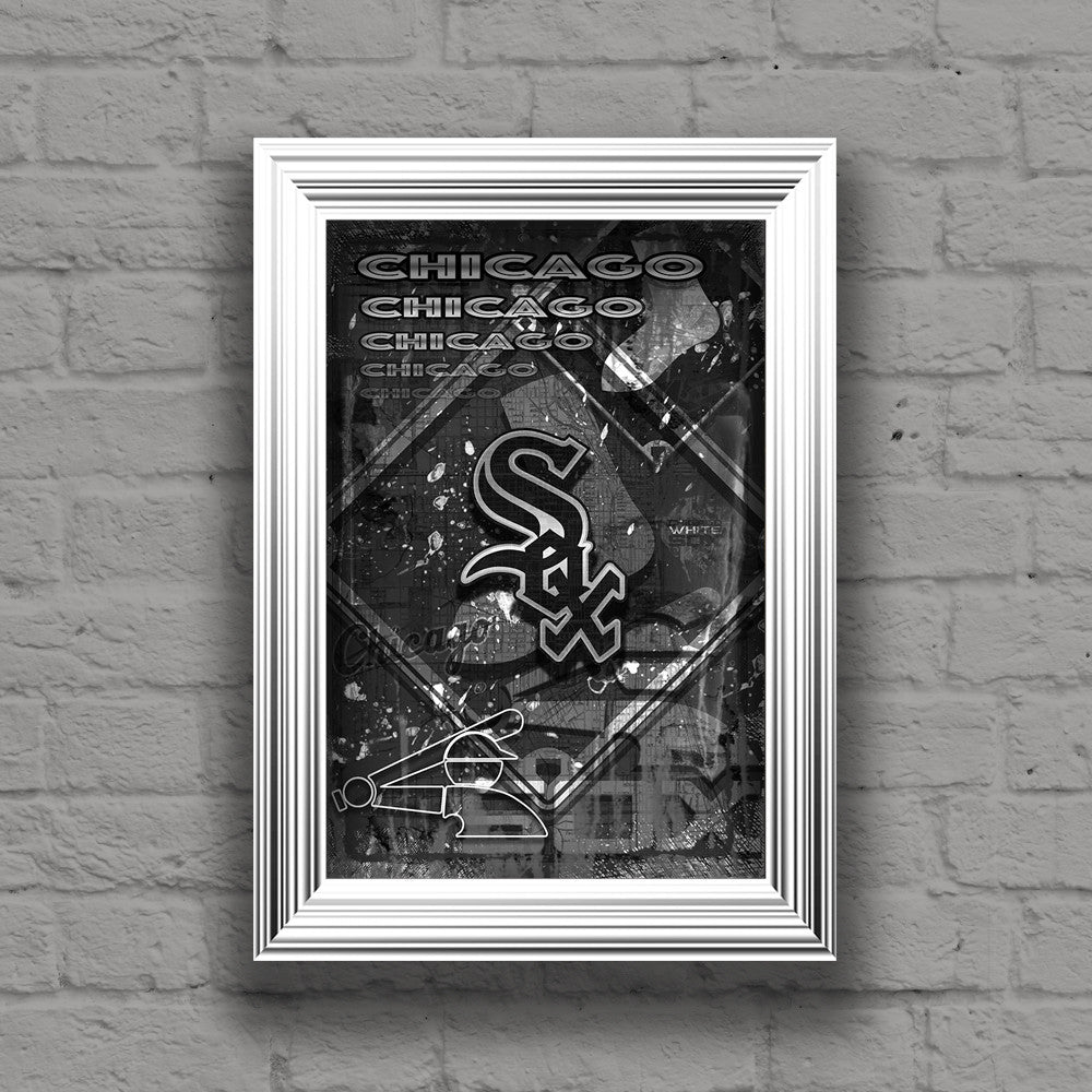 Chicago White Sox Poster, White Sox Artwork Sox Gift, Chicago White So –  McQDesign