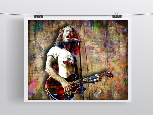Chris Cornell Pop Poster , Chris Cornell Gift, Chris Cornell Tribute Fine Art
