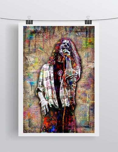 Chris Cornell Soundgarden Pop Poster, Chris Cornell Tribute Fine Art Poster