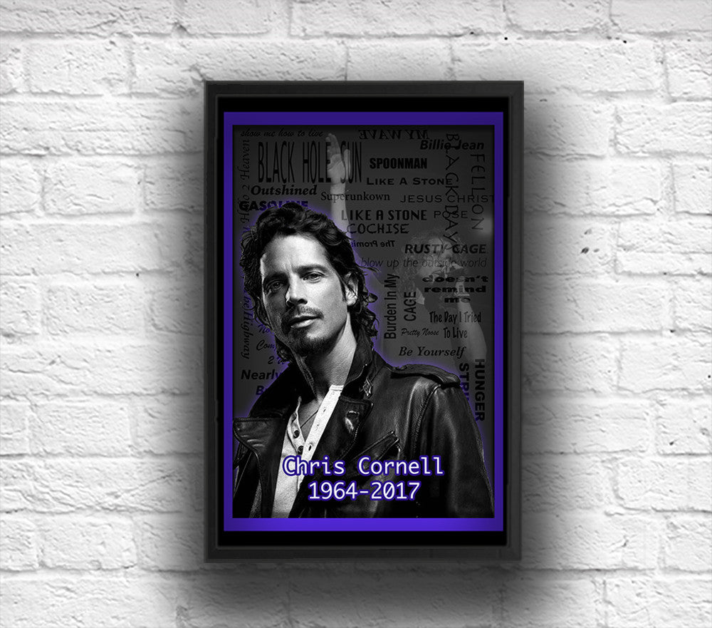 Chris Cornell Memorial Poster, Chris Cornell Memorial Logo 2017 Gift ...