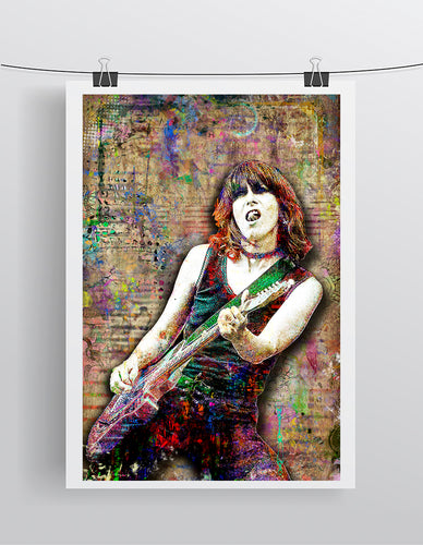 Chrissie Hynde Poster, Chrissie Hynde of the Pretenders Gift, Pretenders Fine Art