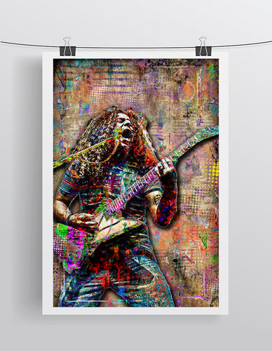 Claudio Sanchez of Coheed and Cambria Poster, Coheed and Cambria Tribute Fine Art