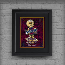 Cleveland CAVALIERS 2016 Championship Poster, Cleveland Cavaliers NBA Finals Print, Cavs Gift