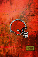 Cleveland BROWNS Football Poster, Cleveland Browns Sports Print, Browns Gift, Browns Man Cave Gift