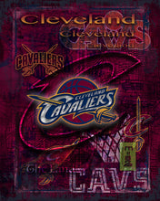 Cleveland CAVALIERS Poster, Cleveland Cavaliers Print, Cavs Gift